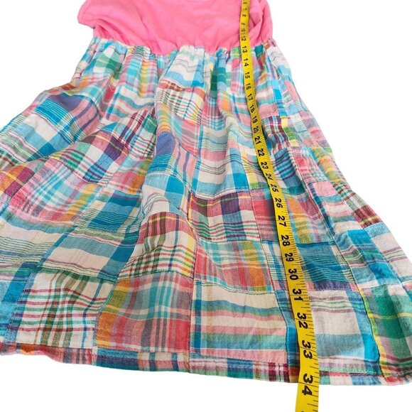 Lolly Wolly Doodle Colorful Patchwork Dress Pink‎ Tank Women Size M - Picture 5 of 9